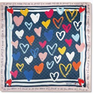 Brighton Color of Love Square Scarf